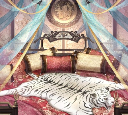 Спальня в стиле аниме