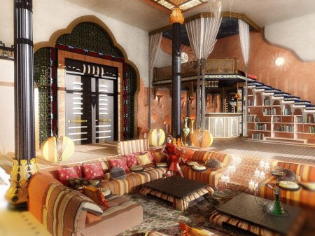 Арабский ресторан москва марокканский стиль стилизованный