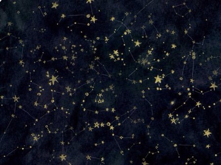 Звездное небо с созвездиями