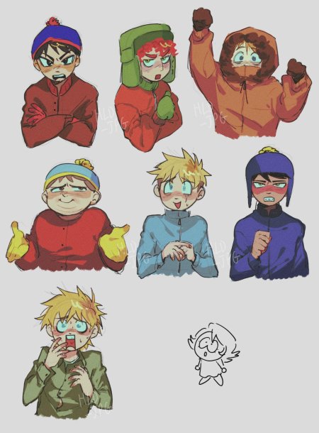 Южный парк кенни и баттерс