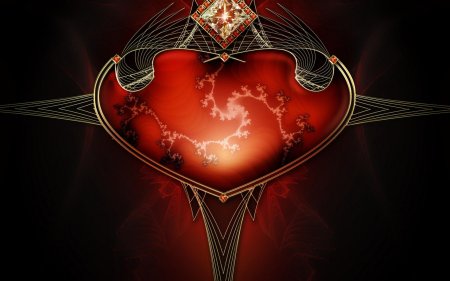 Сердца красивые