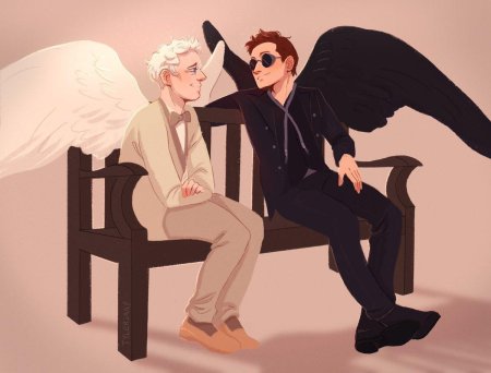 Кроули благие знамения арт