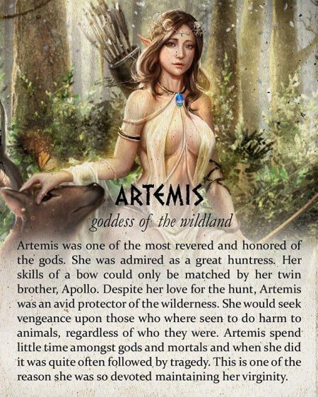 Мифы древней греции артемида
