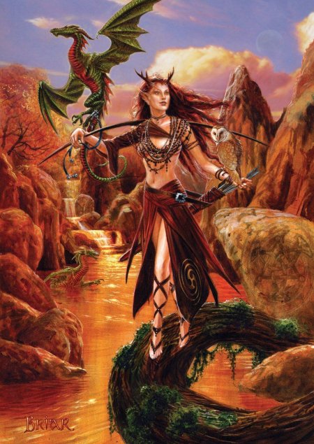 Богиня артемида фэнтези