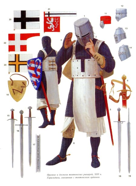 Рыцарь тевтонского ордена 13 век