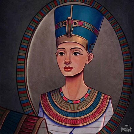Бюст нефертити древний египет