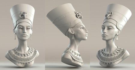 Бюст египетской царицы нефертити