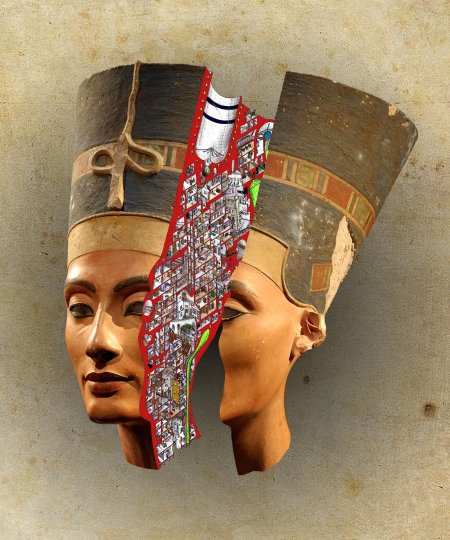 Бюст египетской царицы нефертити