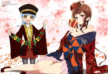 Аниме зомбилэнд сага месть