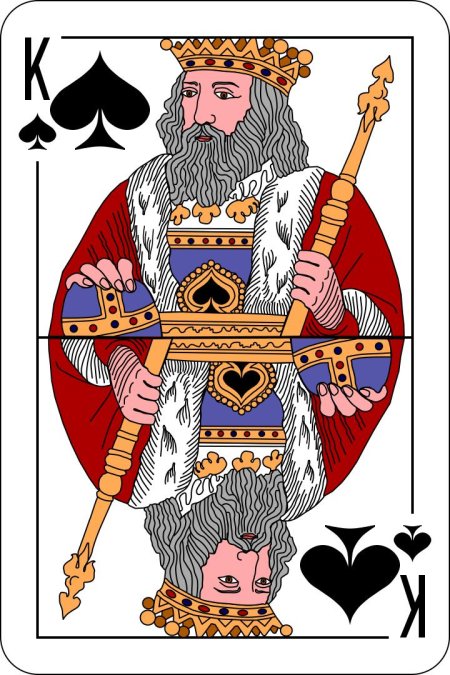 Пиковый король карта