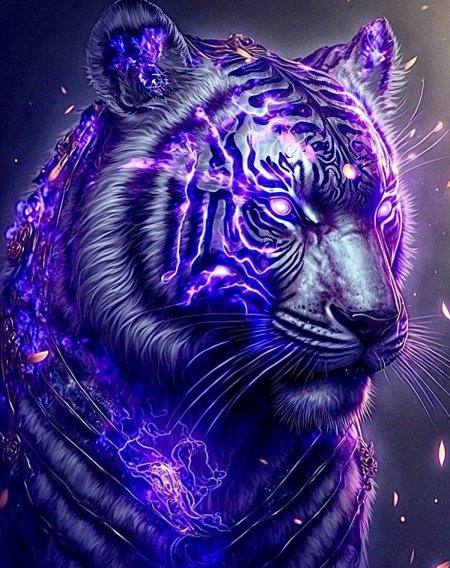 Фиолетовый тигр