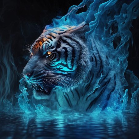 Тигр в огне