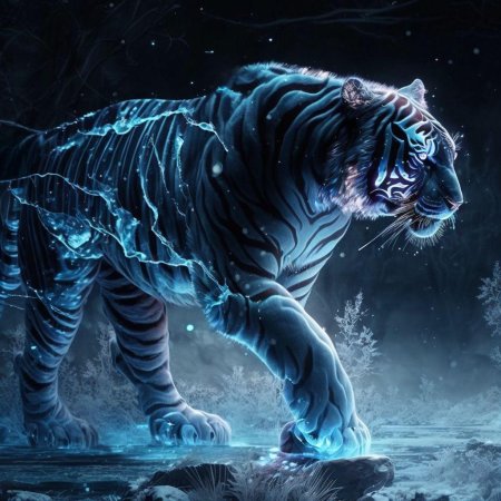 Тигр красивый