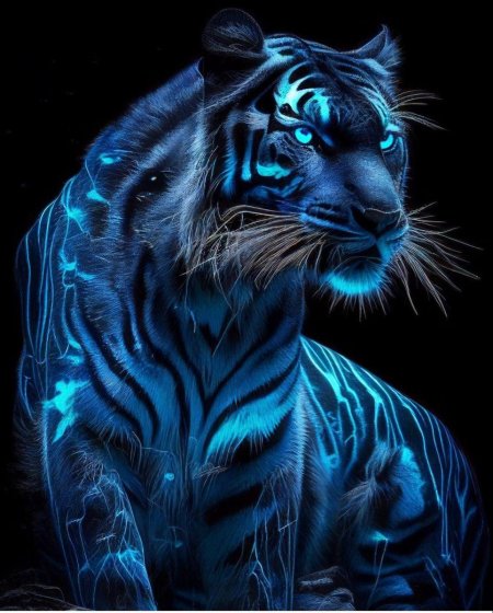 Blue tiger