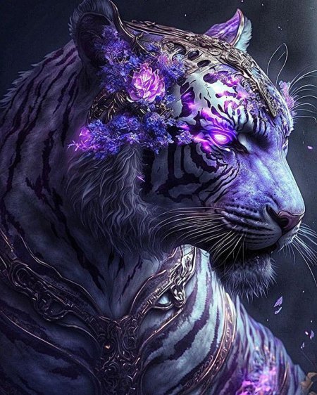 Фиолетовый тигр
