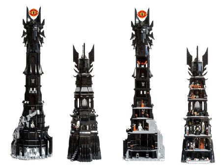 Лего властелин колец башня саурона