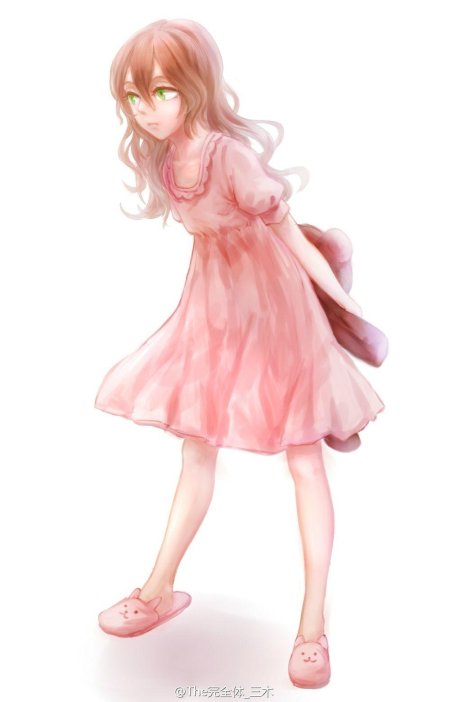 Милая аниме девушка