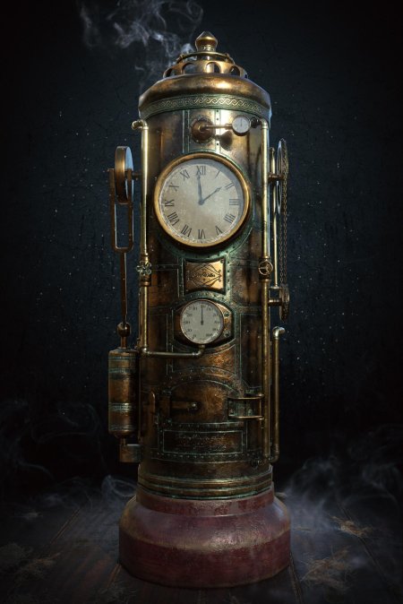Стимпанк часовщик богарт