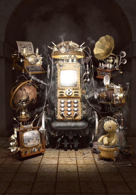 Стимпанк антураж