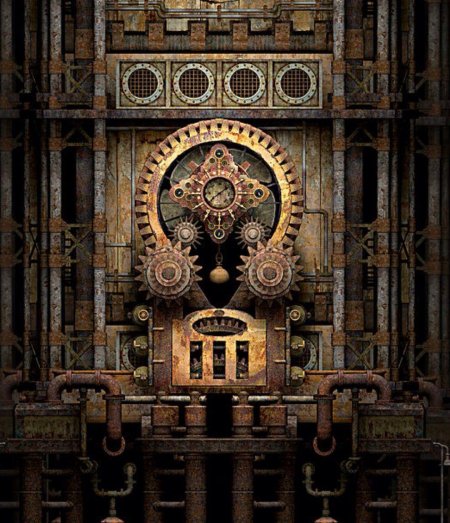 Стимпанк ворота