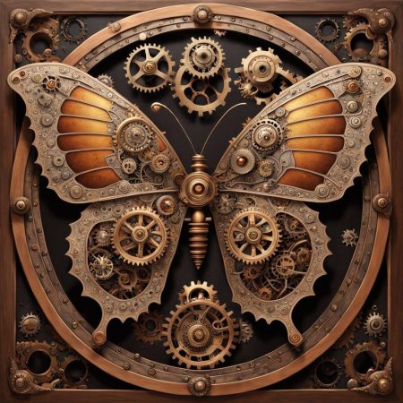 Панно стимпанк