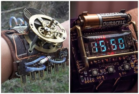 Наручные часы в стиле стимпанк