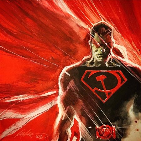 Красный супергерой