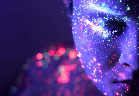 Неоновый портрет