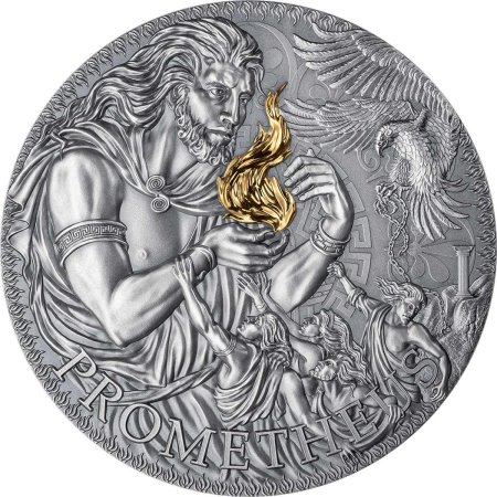 Серебряная монета ахиллес