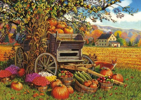 Осенний огород