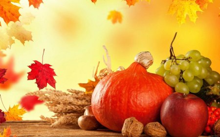 Осень овощи фон