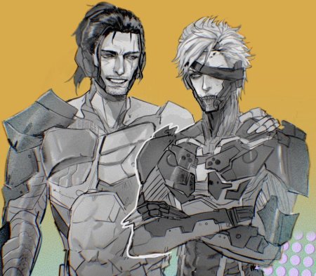 Райден и сэм metal gear