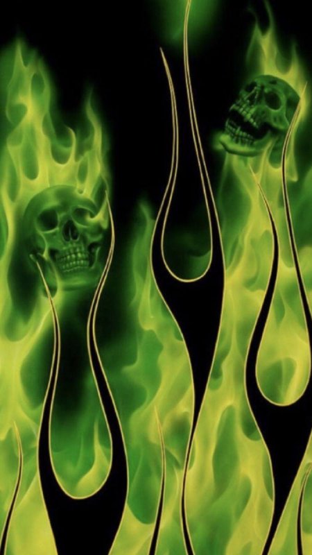 Зеленое пламя