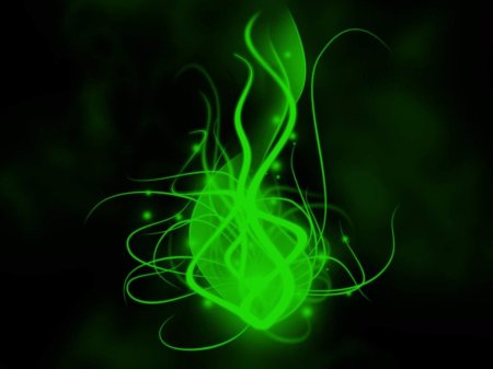 Зеленый неоновый фон