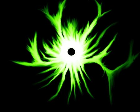 Чёрно зелёные