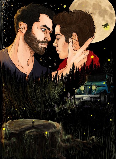 Дерек хейл и стайлз стилински стерек