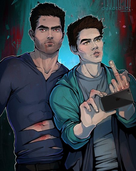 Сериал волчонок дерек и стайлз