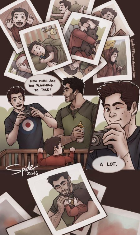 Волчонок комиксы дерек и стайлз