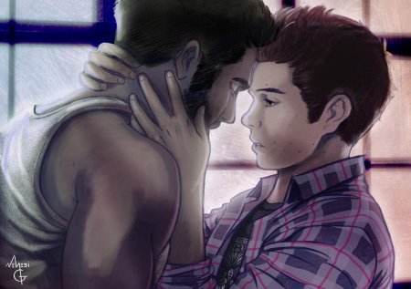 Дерек хейл и стайлз стилински