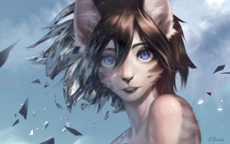 Девочка фурри