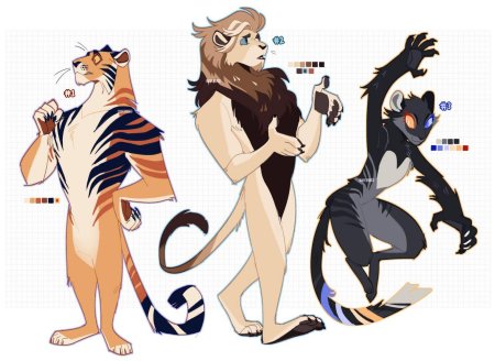 Персонажи фурри