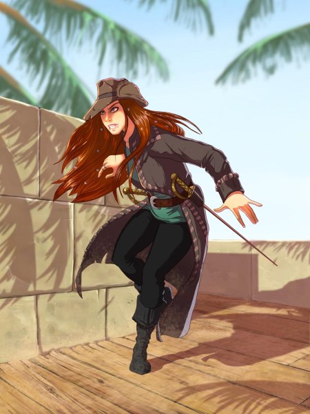 Пиратка арт