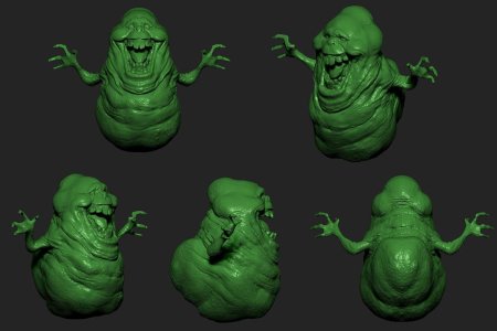 Охотники за привидениями зеленый слизняк