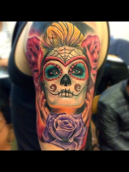 Тату санта муэрте