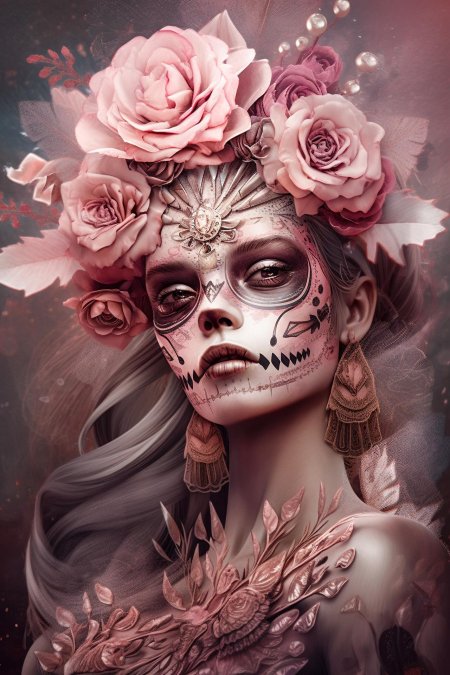 Череп девушки