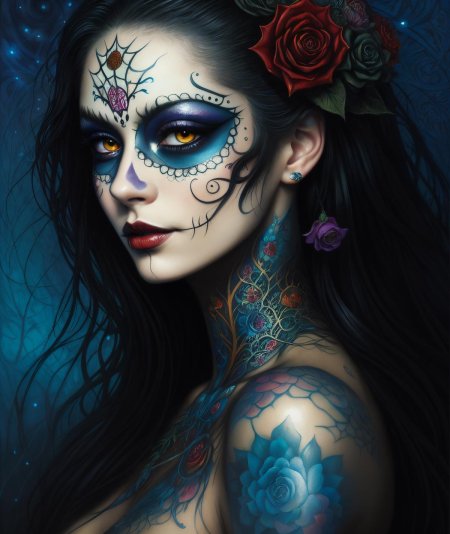 Череп девушки