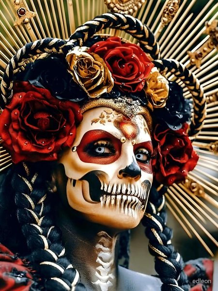 Санта муэрте мексика карнавал