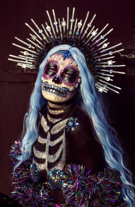 Череп хэллоуин