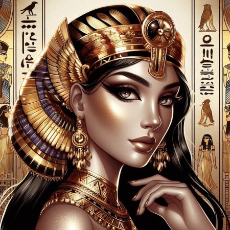 Ню египетская царица клеопатра