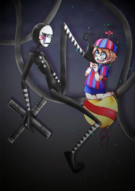 Марионетка и балун бой